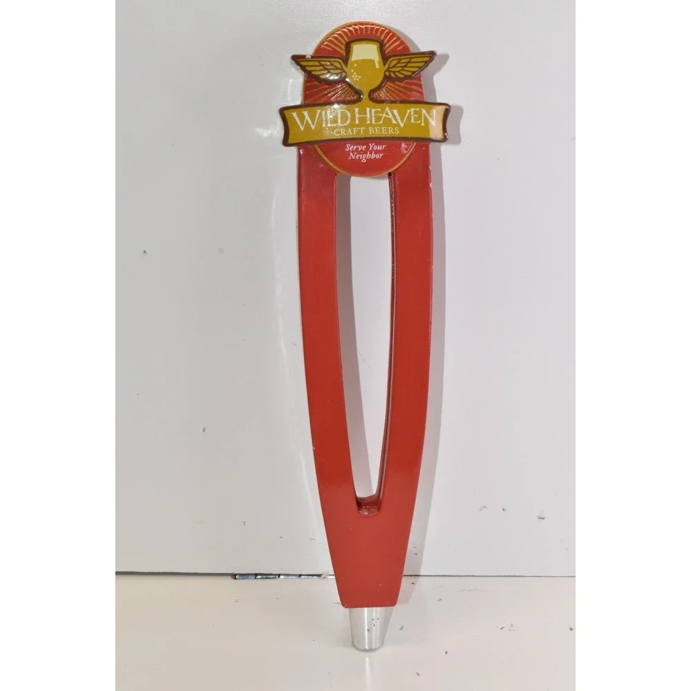 Wild‎ Heaven Craft Beers Tap Handle Red Serve Your Neighbor Man Cave
